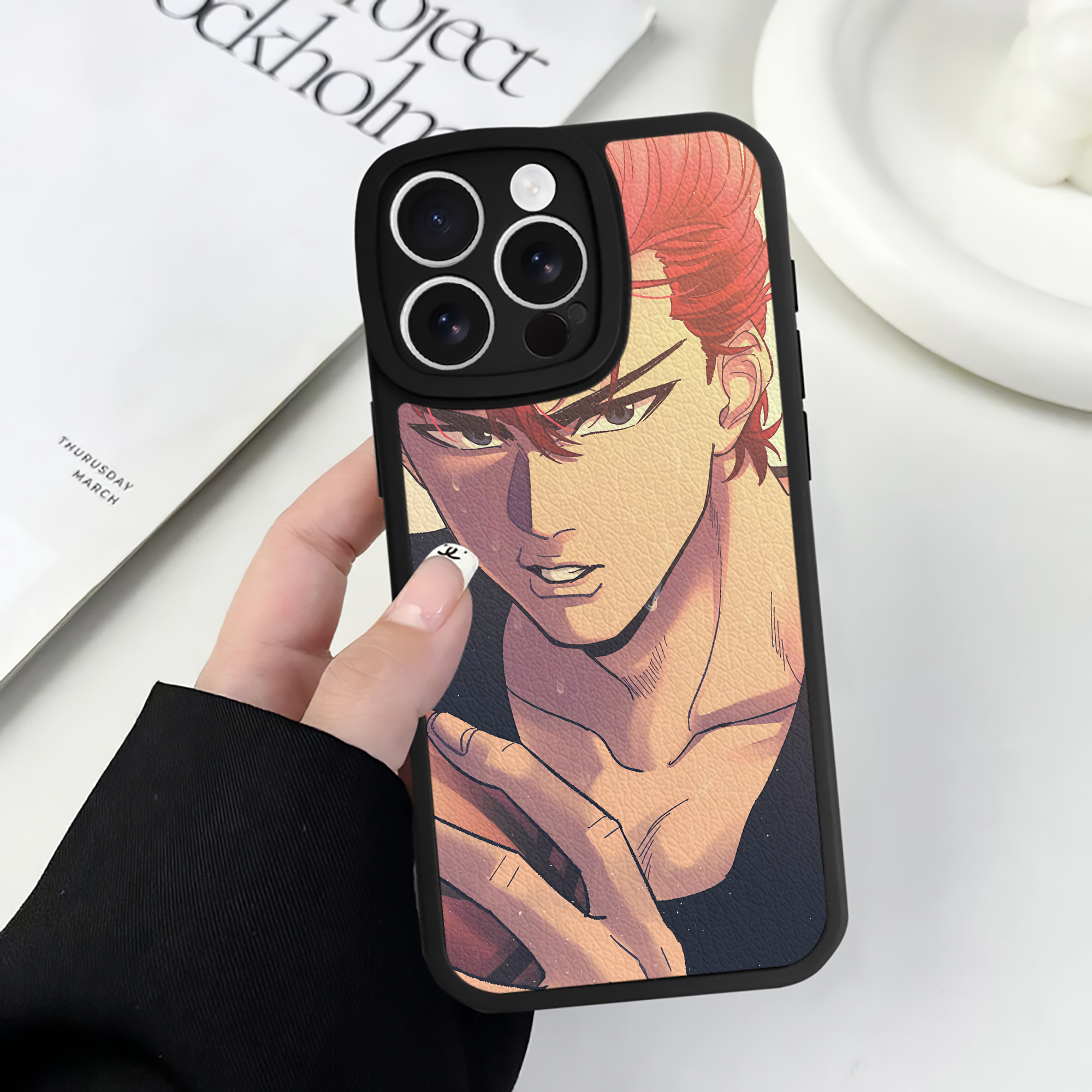 （画像用） SLAM DUNK／スラムダンク 【iPhone 16シリーズ対応】シリコンスマホケース（レザー調） 材質：シリコン
